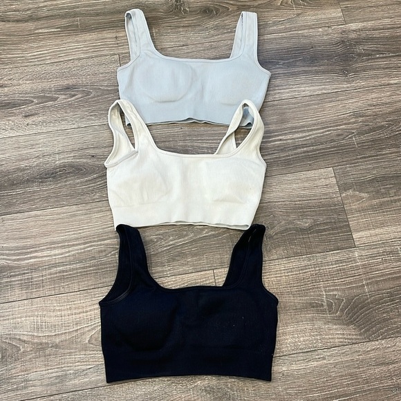 Other - Amazon Padded/Ribbed Sports Bra Bundle (3)
